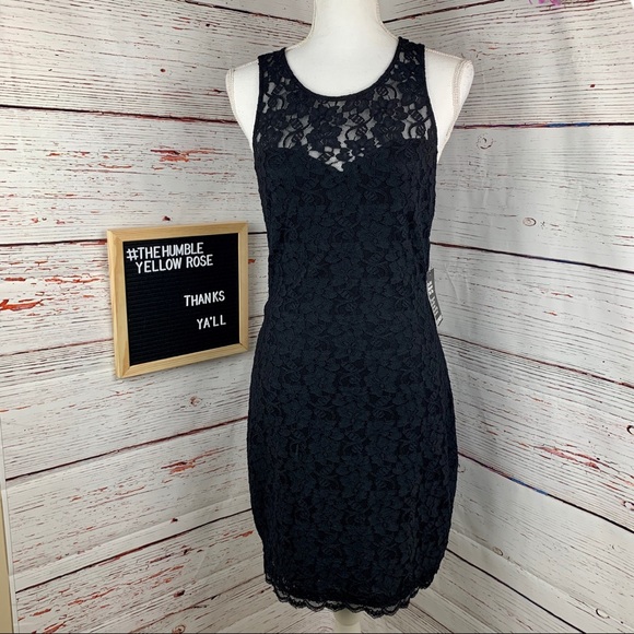 Express Dresses & Skirts - NWT EXPRESS SEXY LACEY LITTLE BLACK DRESS